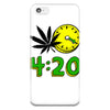 420 Cannabis Weed Leaf Design iPhone 5-5s Plastic Case