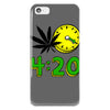 420 Cannabis Weed Leaf Design iPhone 5-5s Plastic Case