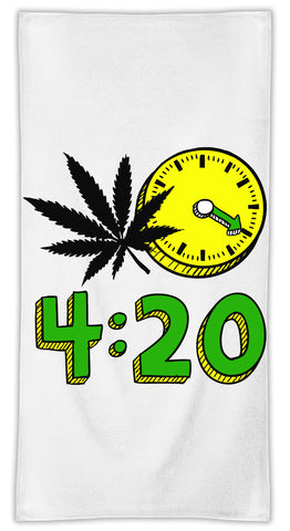 420 Cannabis Weed Leaf Design  MicroFiber Towel W/ Custom Printed Designs| Eco-Friendly Material| Machine Washable| Available in 3 sizes| Premium Bathroom Supplies By Styleart